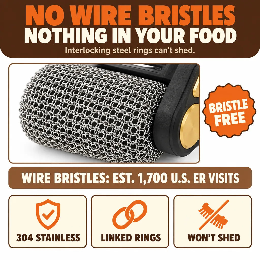 Popsgrill™ BBQ Grill Brush
