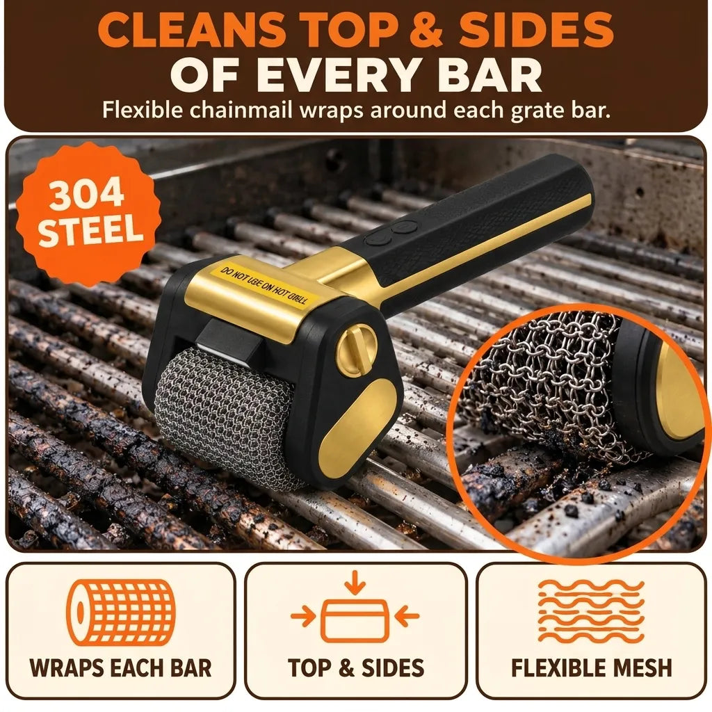 Popsgrill™ BBQ Grill Brush