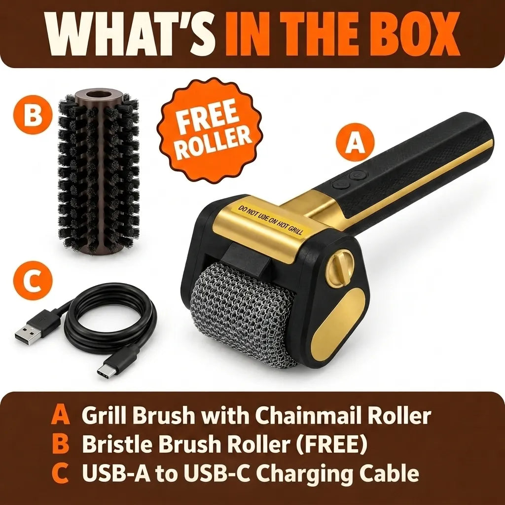 Popsgrill™ BBQ Grill Brush